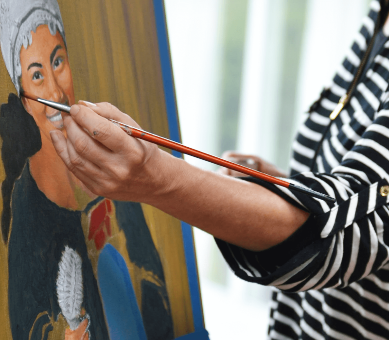 Painter Hanne Nehmar